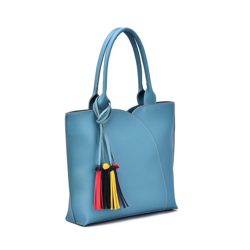 Allure Fashionable Tote with Tassels - Mellow World 