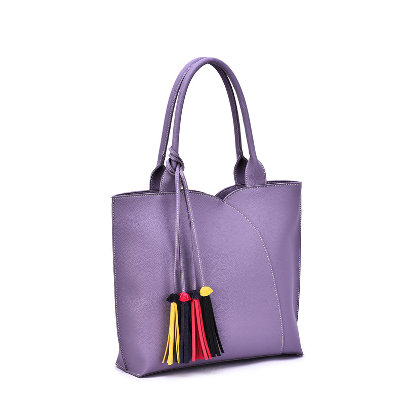 Allure Fashionable Tote with Tassels - Mellow World 