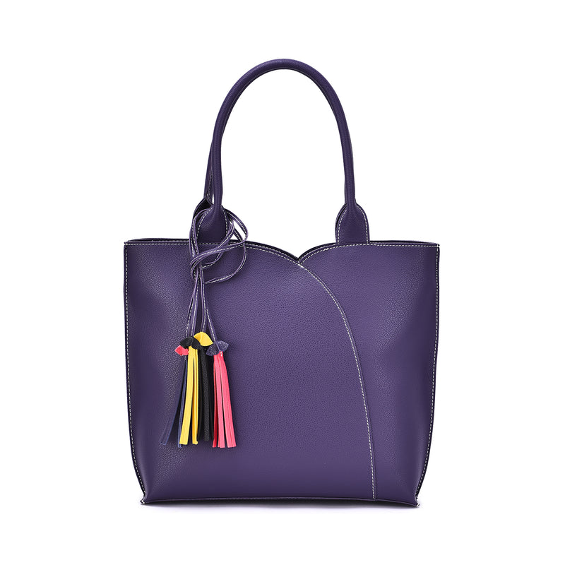 Allure Fashionable Tote with Tassels - Mellow World 