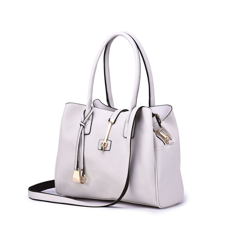 Jasmine Structured 3-Compartment Satchel - Mellow World 