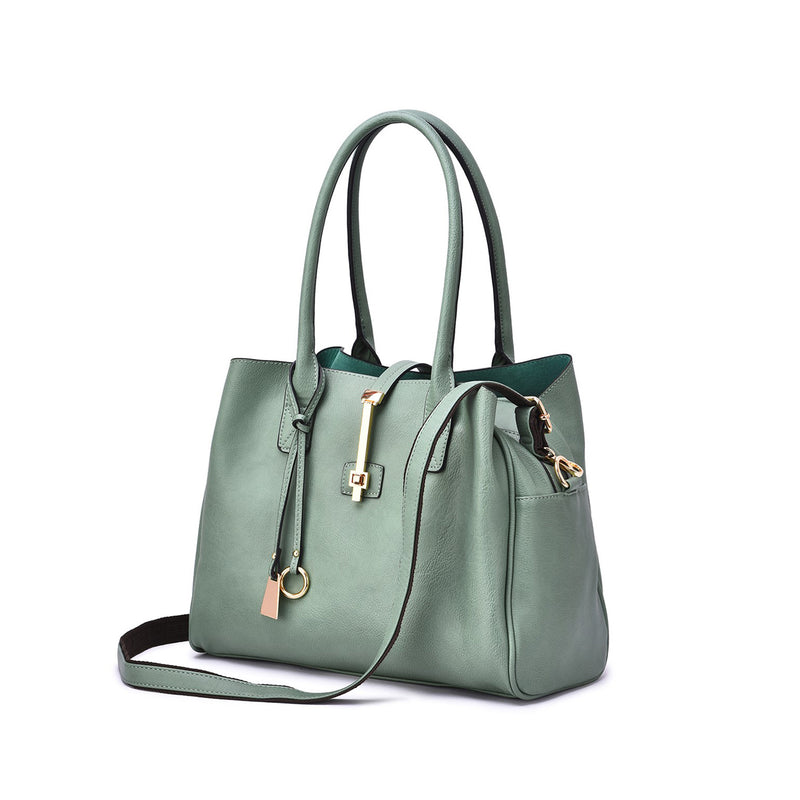Jasmine Structured 3-Compartment Satchel - Mellow World 