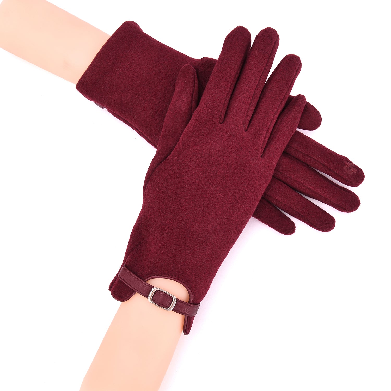 Women's Gloves with Belted Cuff - Mellow World 