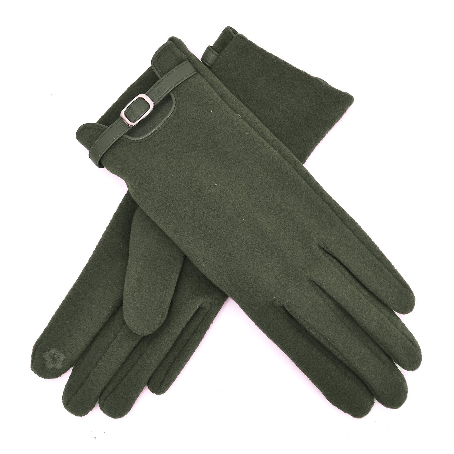 Women's Gloves with Belted Cuff - Mellow World 