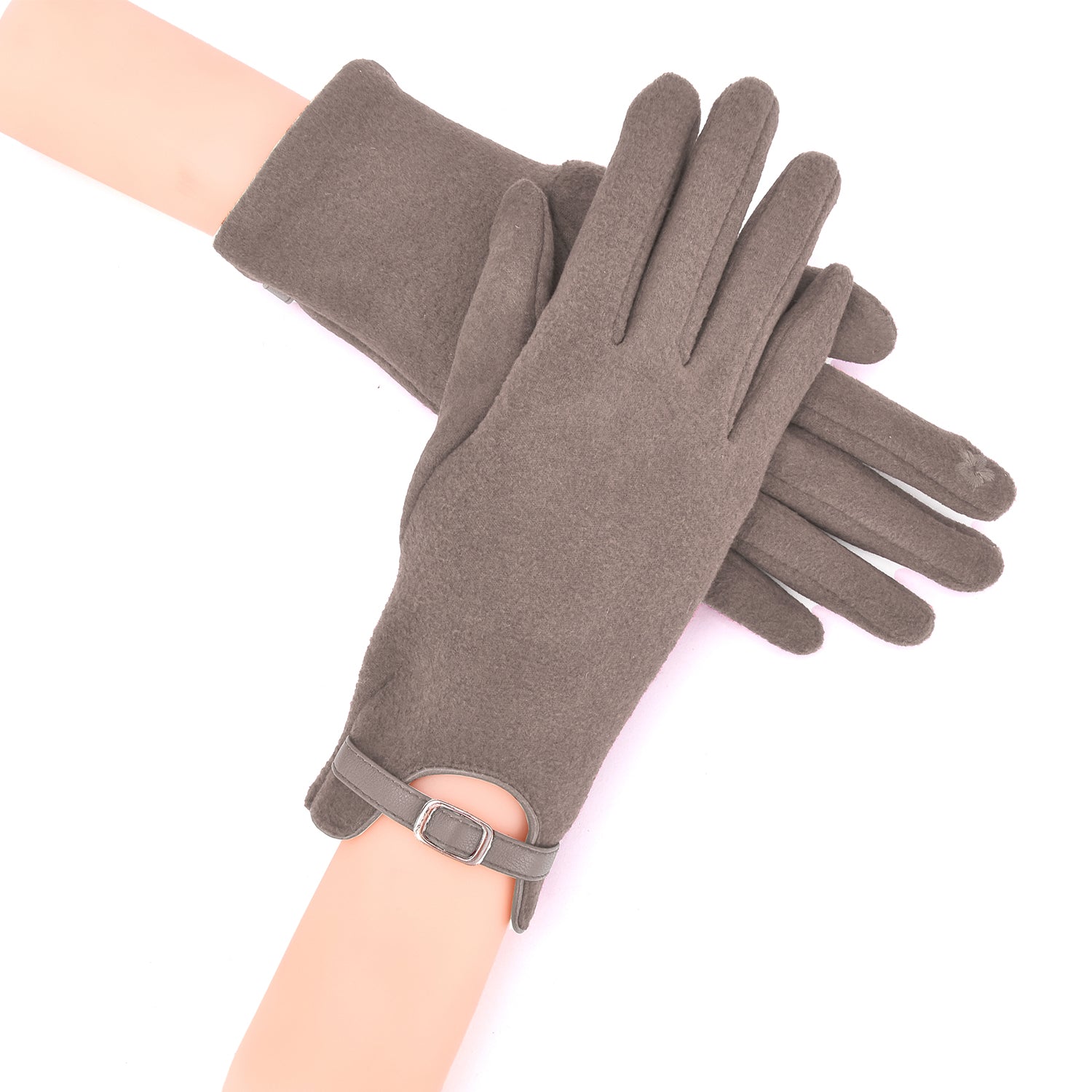 Women's Gloves with Belted Cuff - Mellow World 