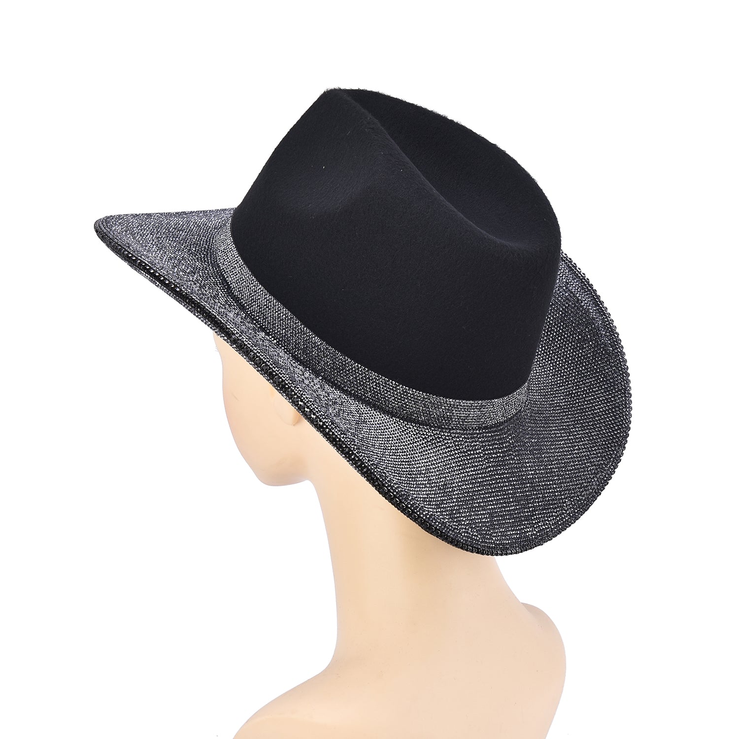 Women's White Rhinestone Cowboy Hat - Mellow World 