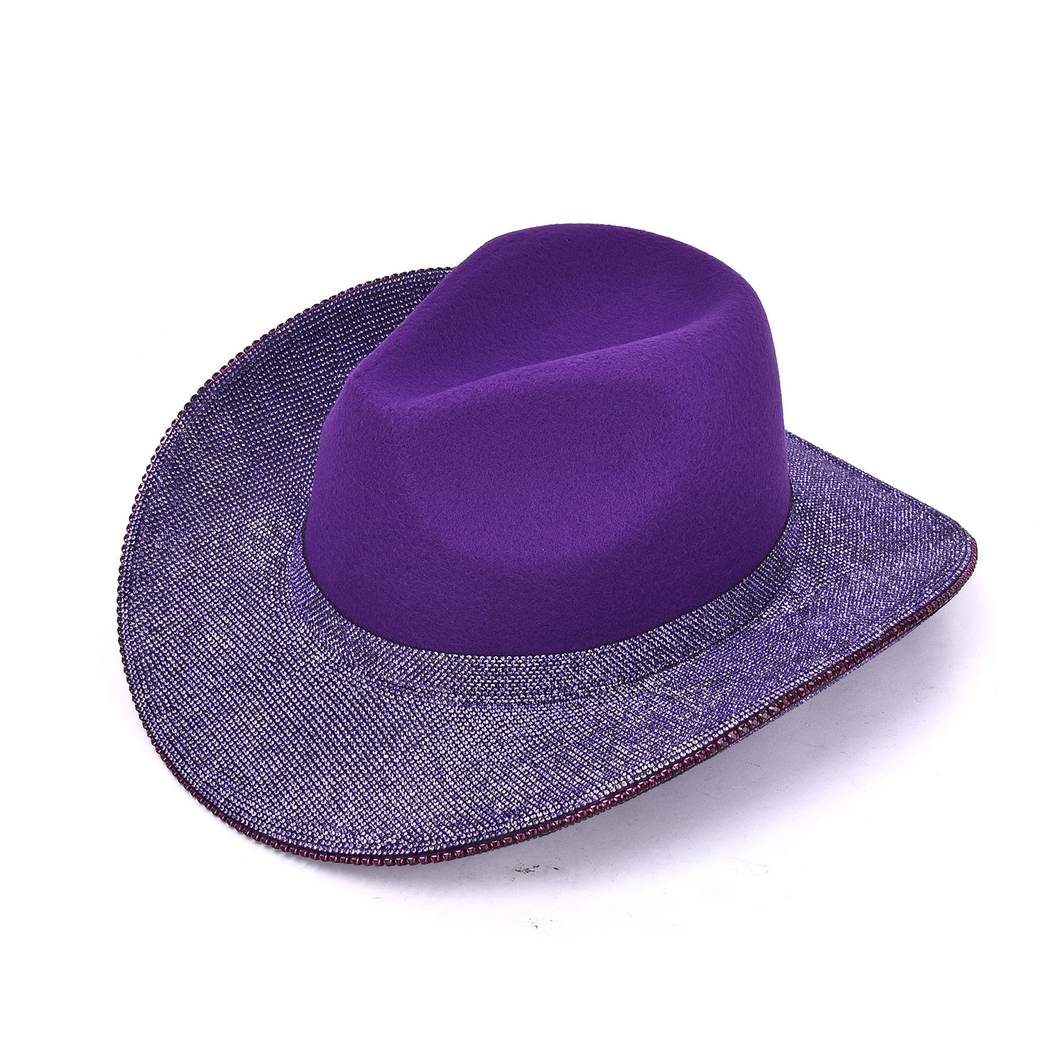 Women's White Rhinestone Cowboy Hat - Mellow World 