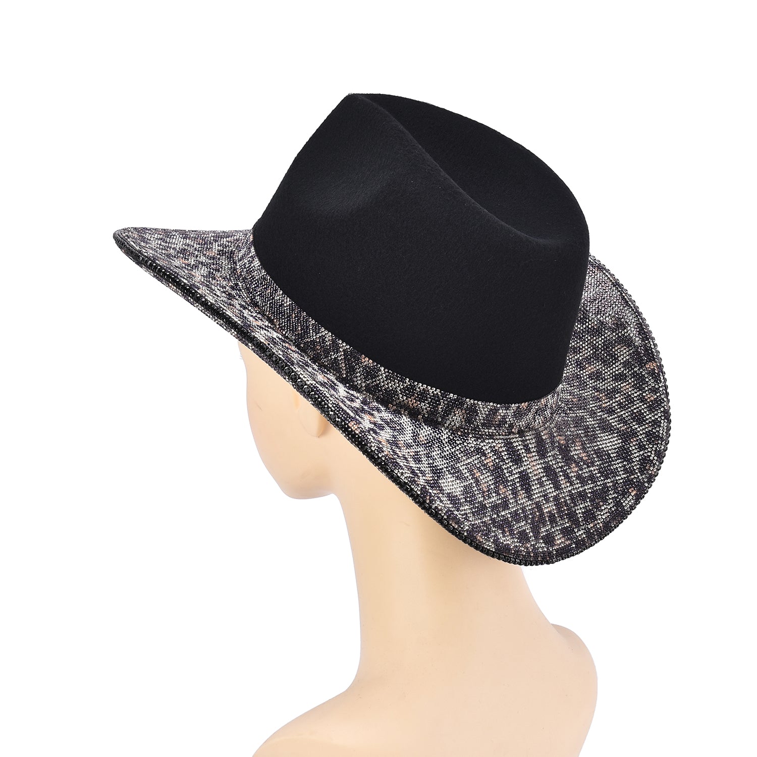 Women's Iridescent Rhinestone Cowboy Hat - Mellow World 