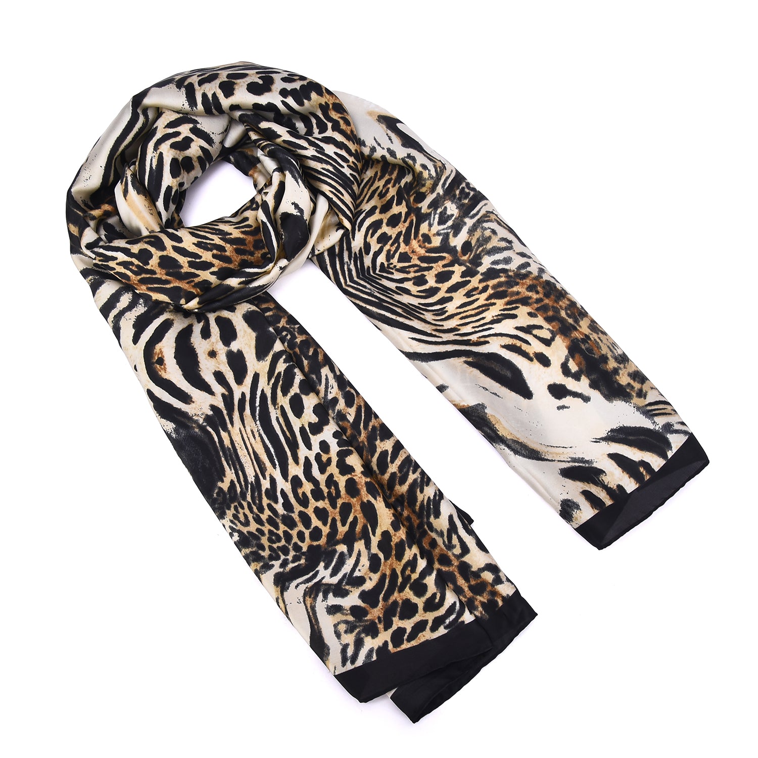 Women's Luxurious Patterned Wrap Scarf - Mellow World 