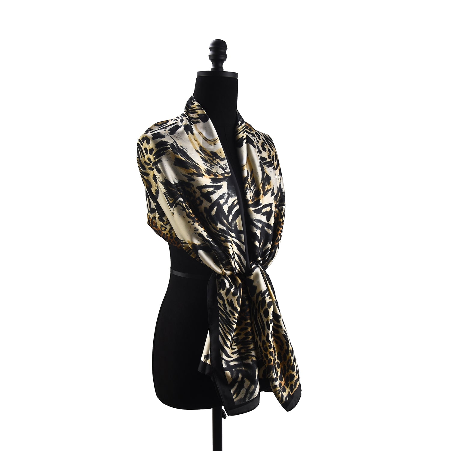 Women's Luxurious Patterned Wrap Scarf - Mellow World 