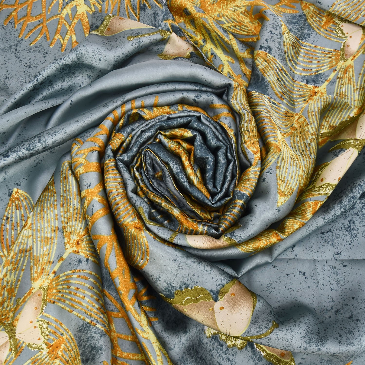 Women's Luxurious Patterned Wrap Scarf - Mellow World 