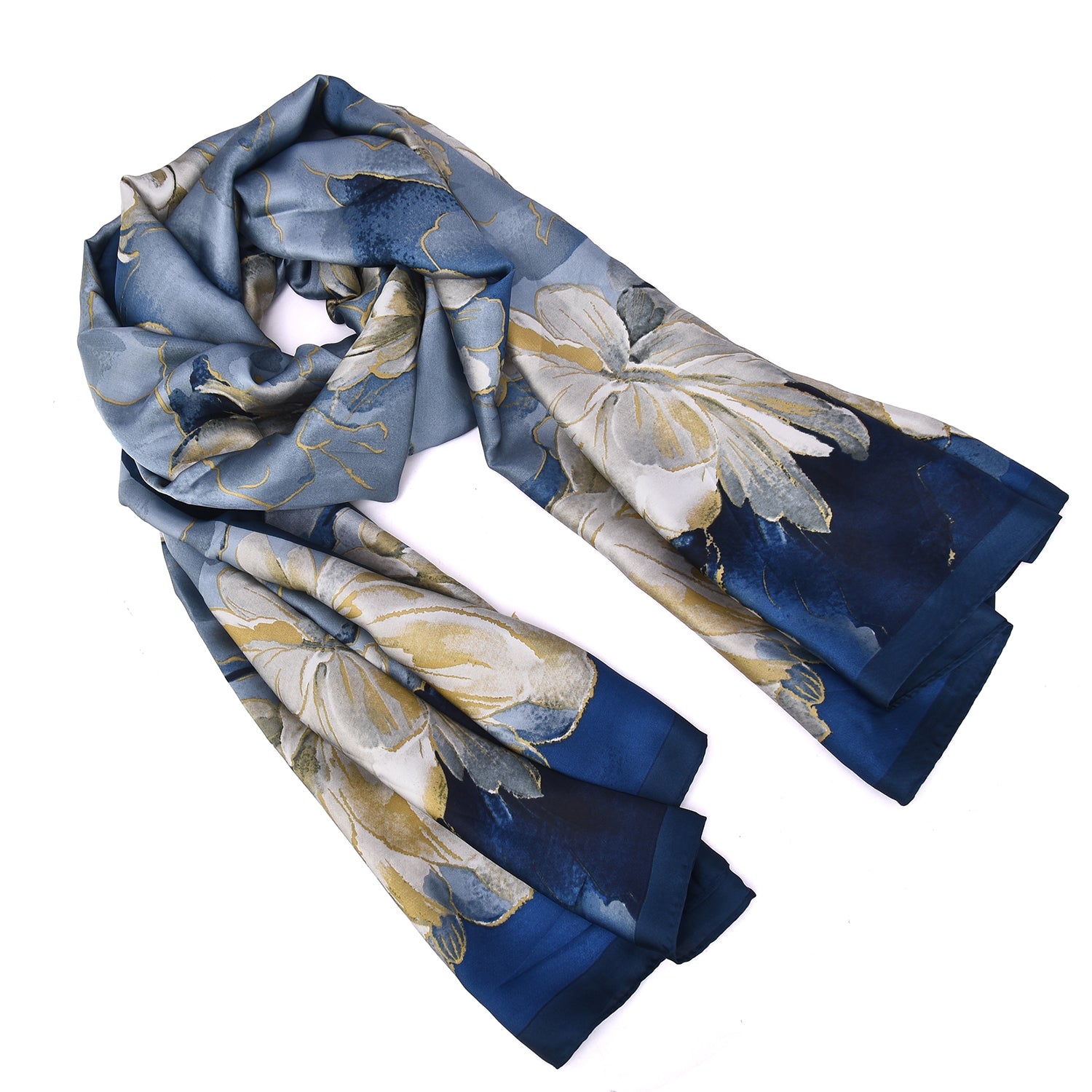 Women's Luxurious Patterned Wrap Scarf - Mellow World 