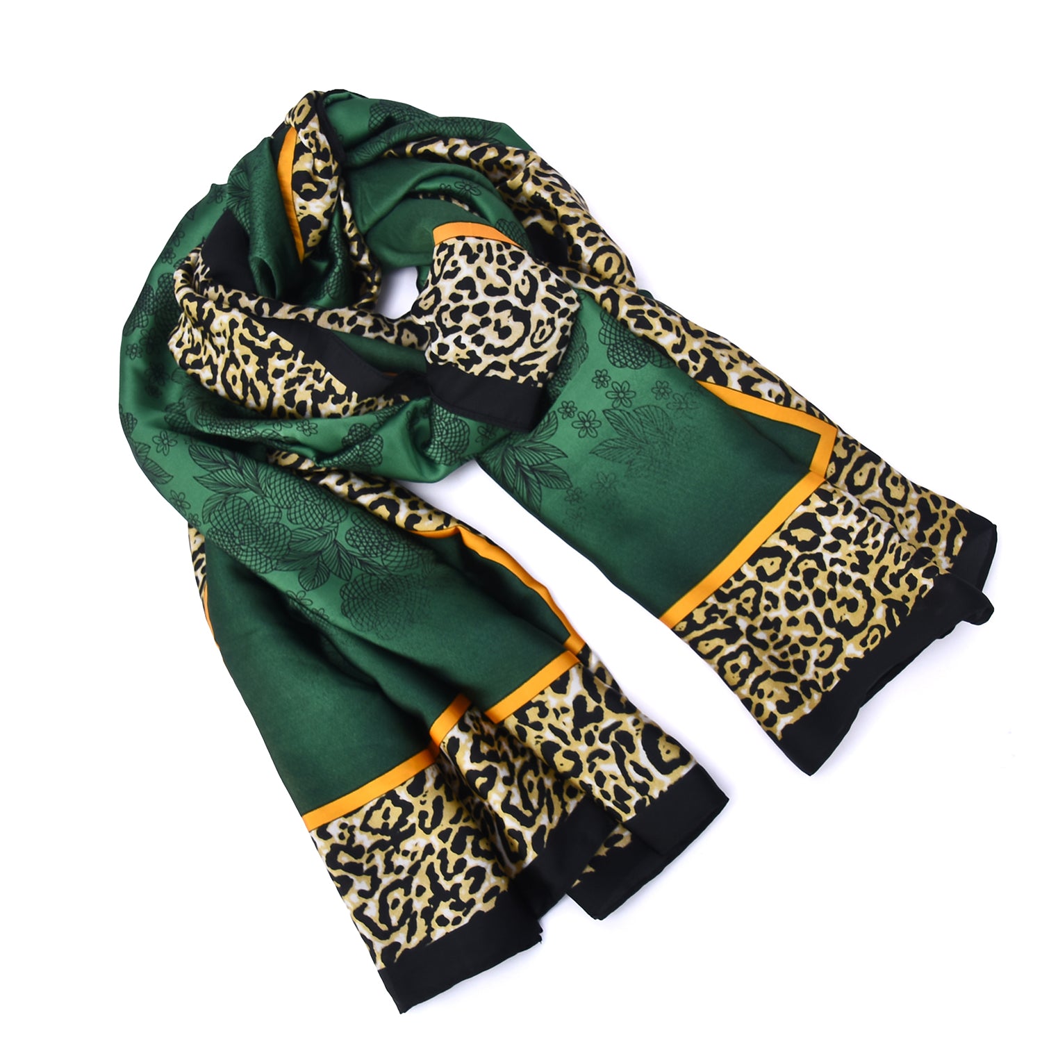 Women's Luxurious Patterned Wrap Scarf - Mellow World 