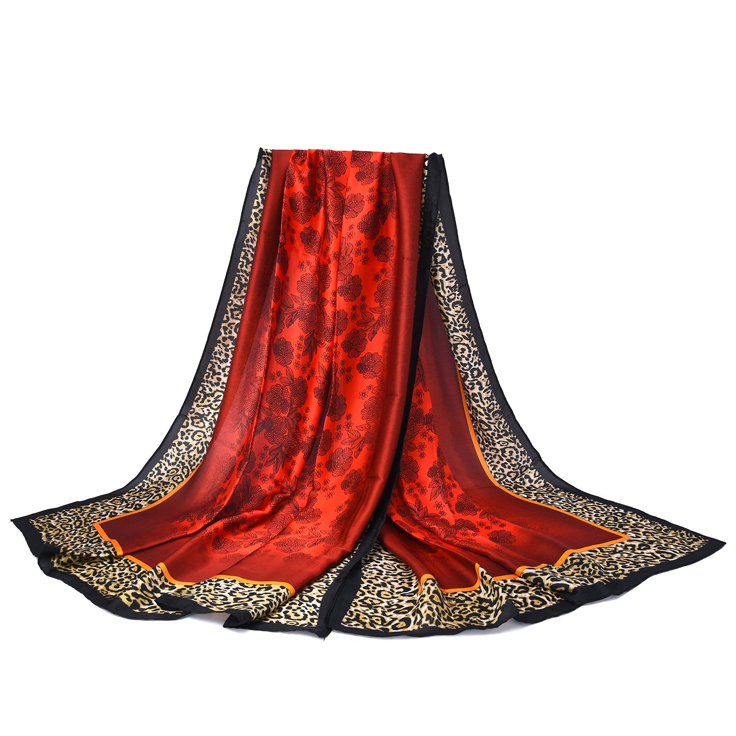 Women's Luxurious Patterned Wrap Scarf - Mellow World 