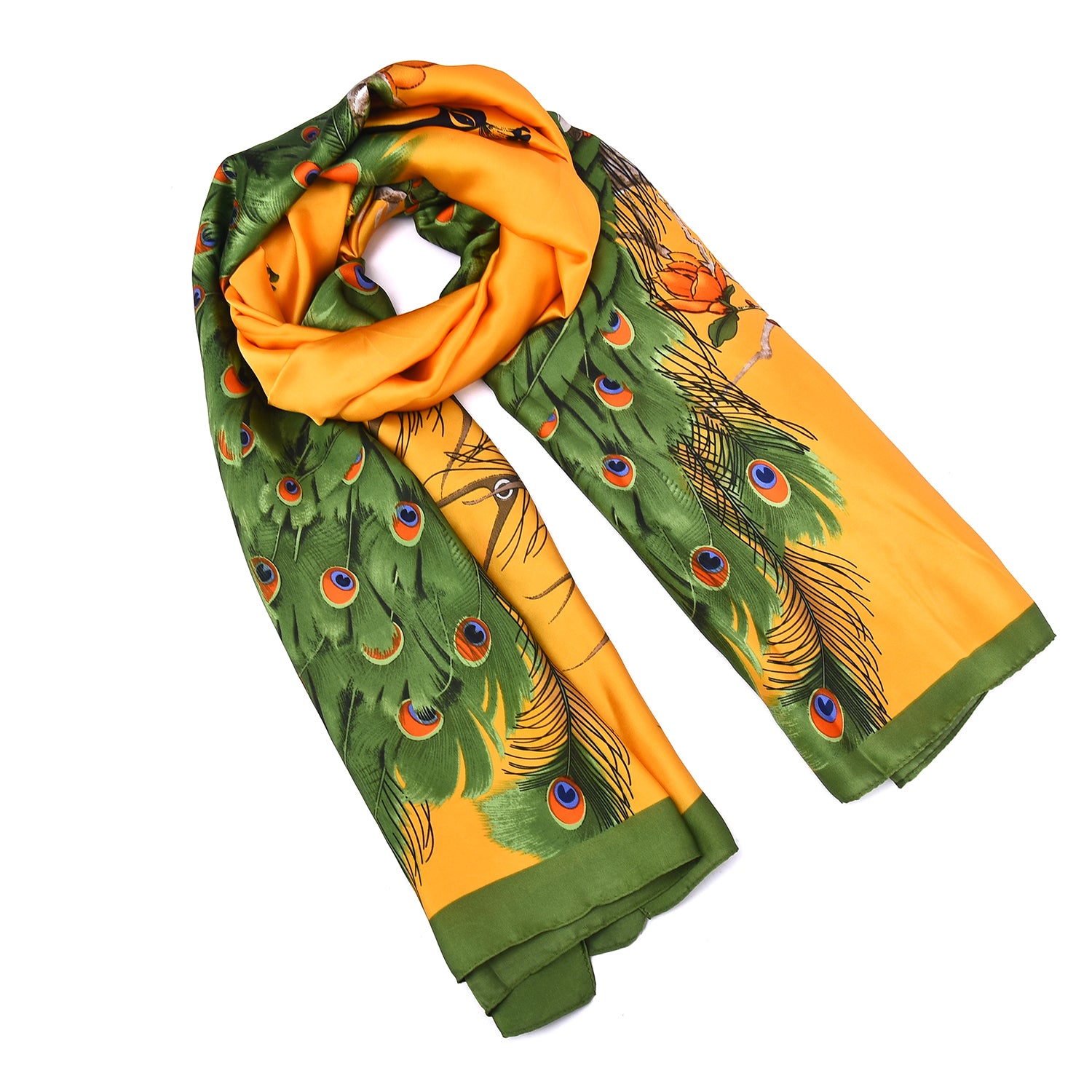 Women's Luxurious Patterned Wrap Scarf - Mellow World 