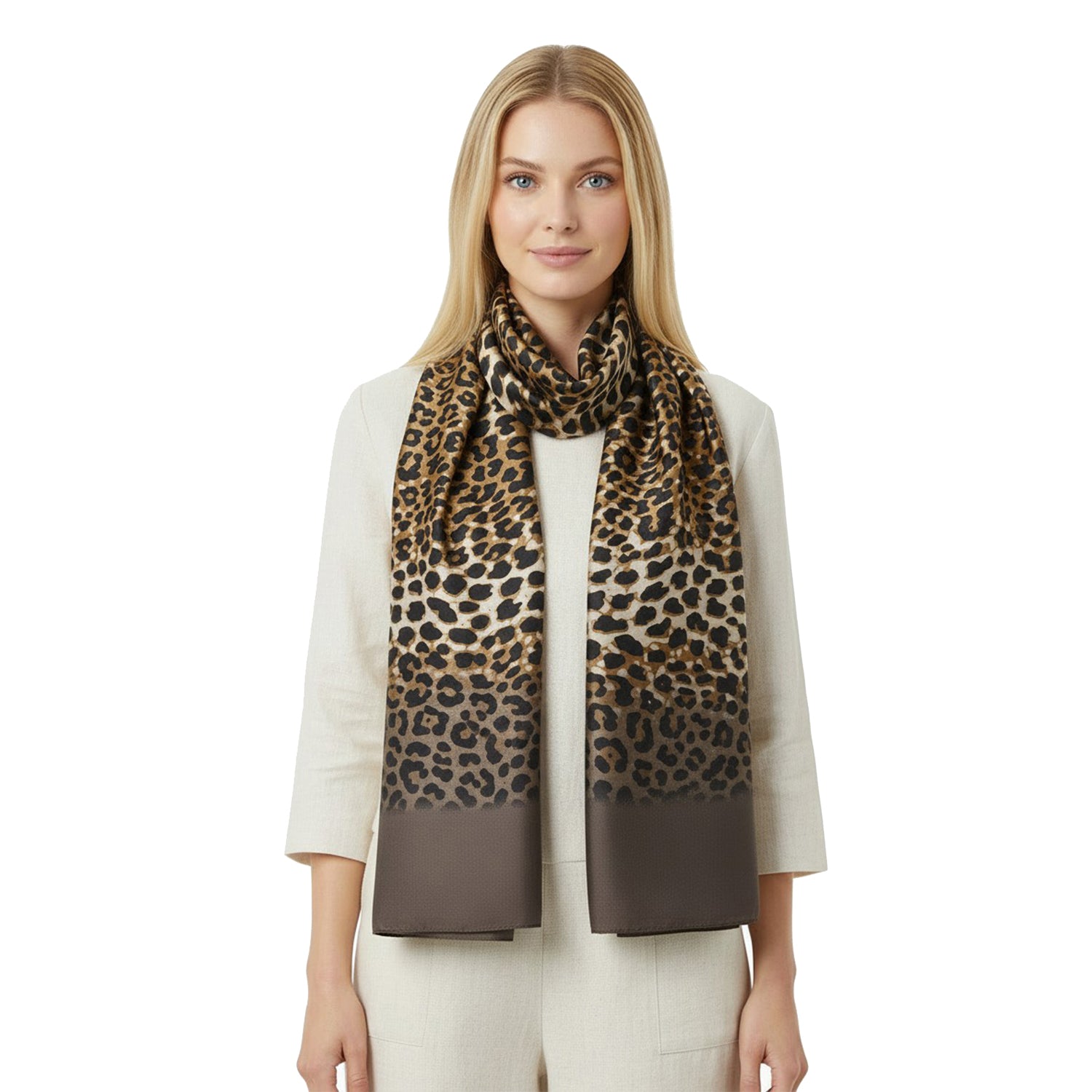 Women's Animal Patterned Chiffon Wrap Scarf - Mellow World 