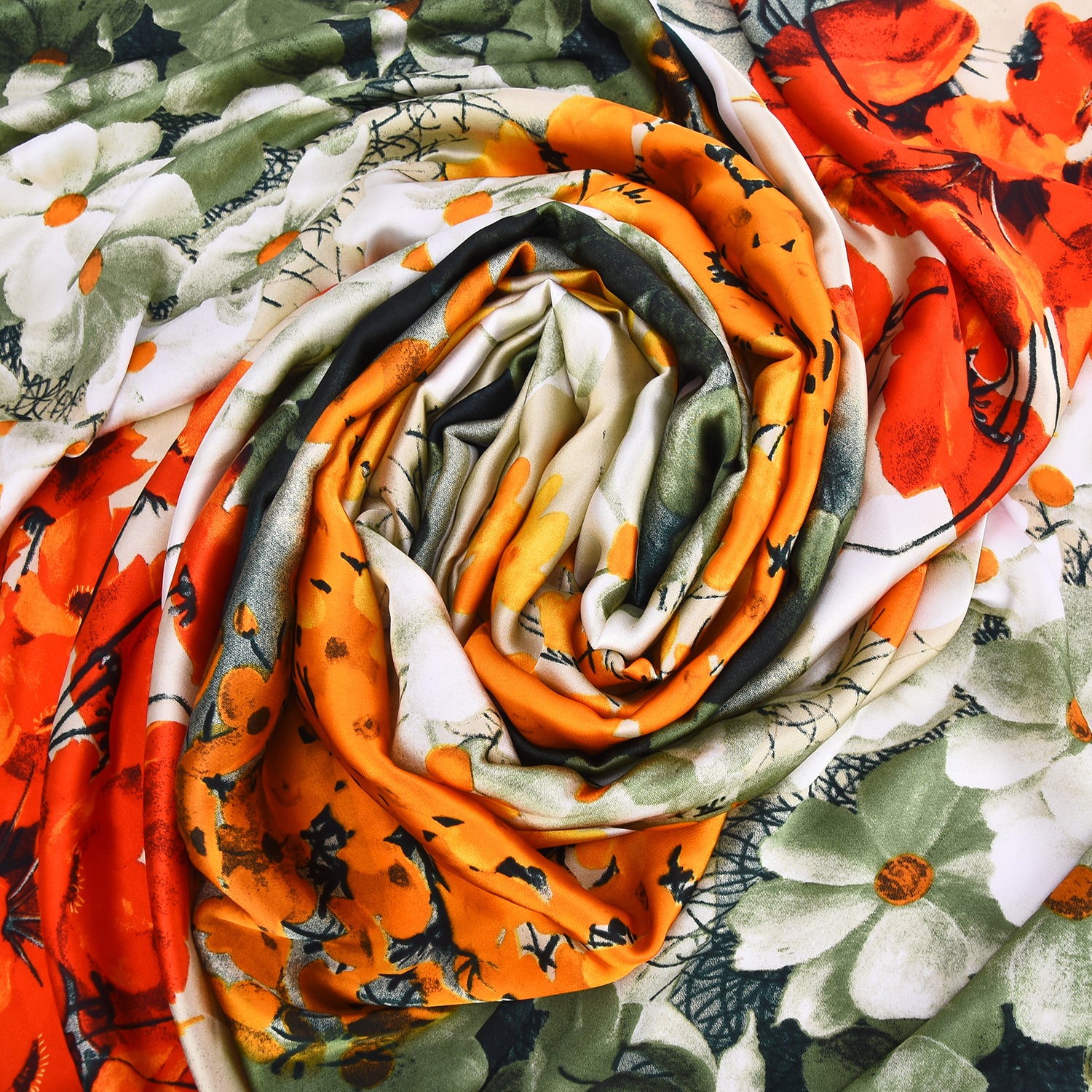 Women's Floral Printed Wrap Scarf - Mellow World 