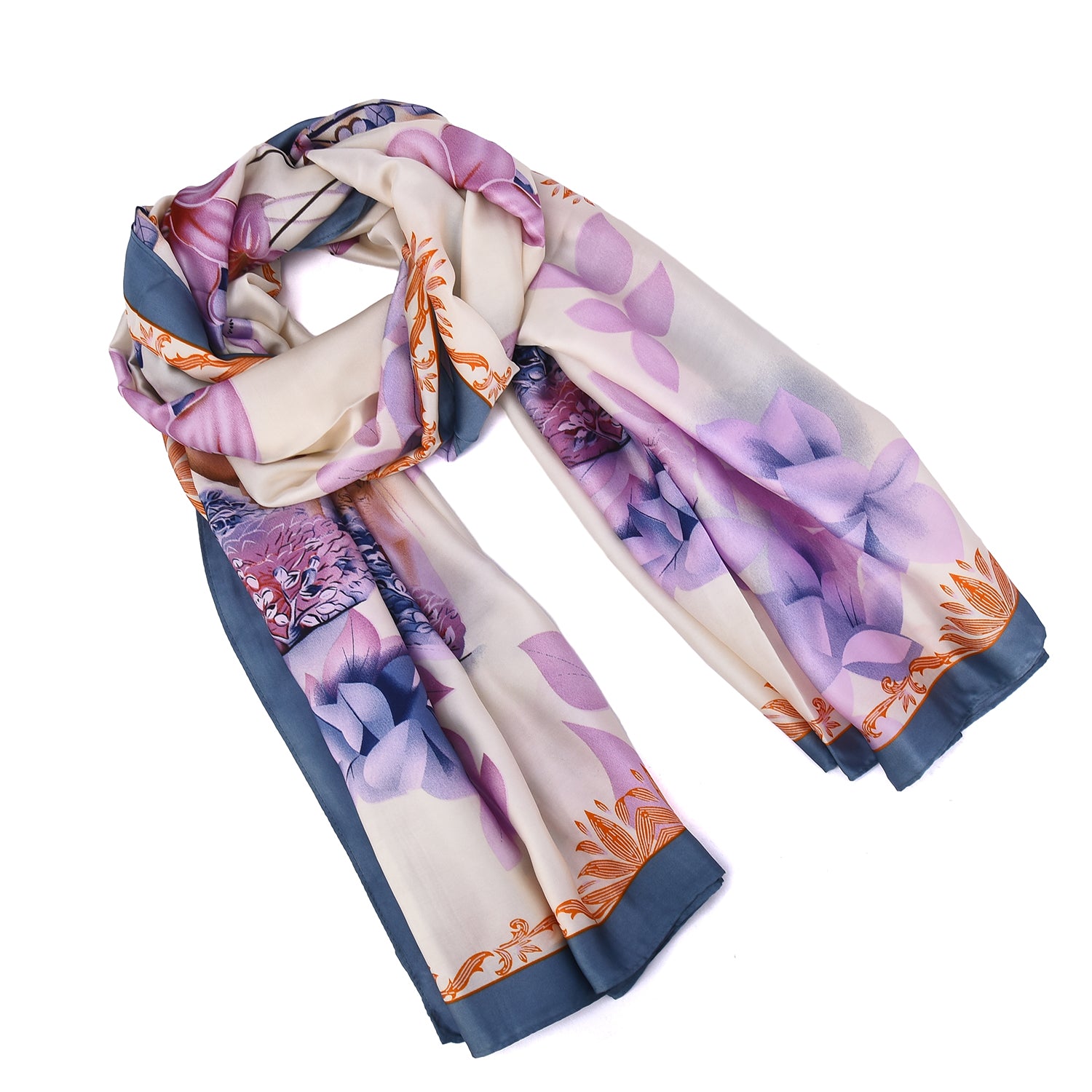Women's Floral Printed Wrap Scarf - Mellow World 