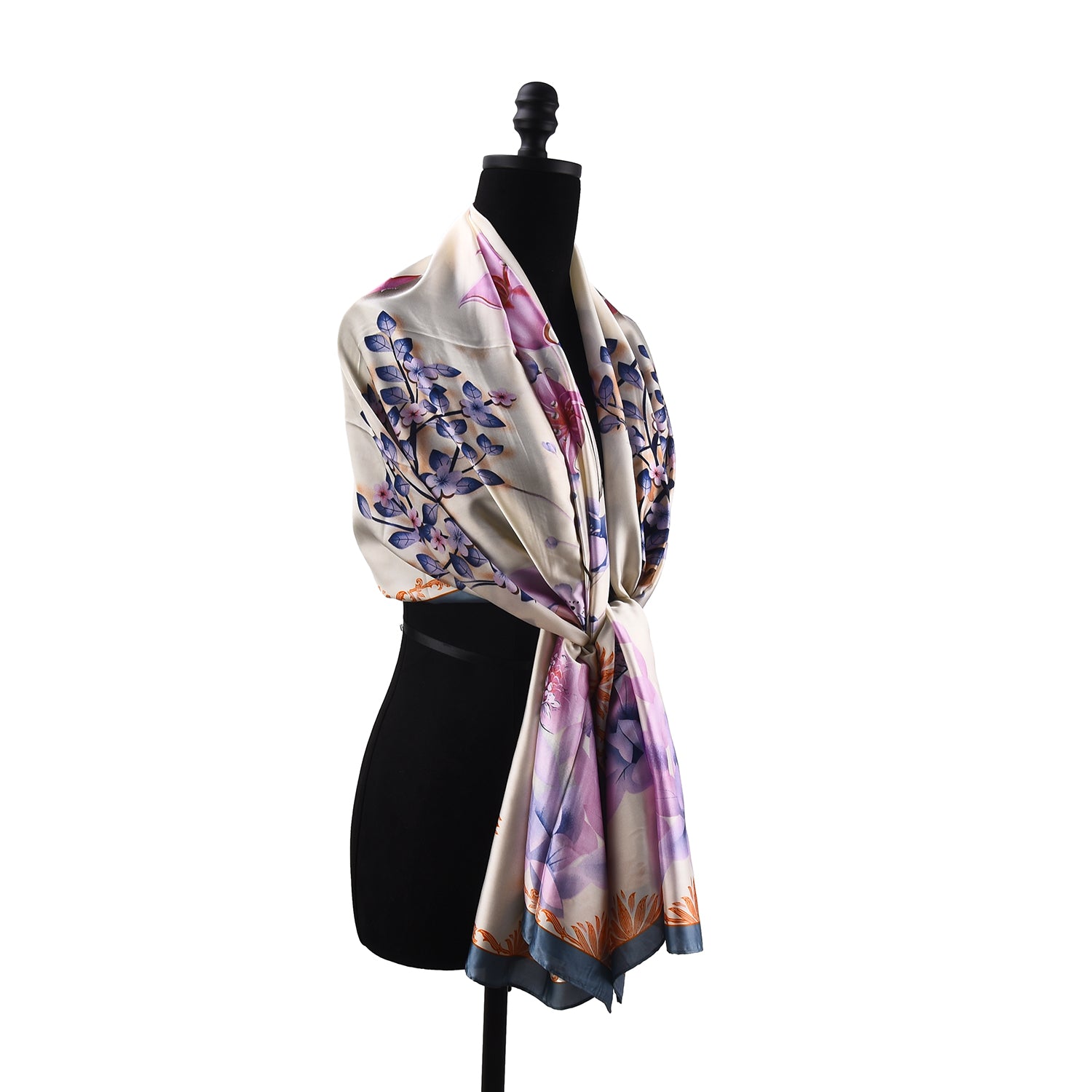 Women's Floral Printed Wrap Scarf - Mellow World 
