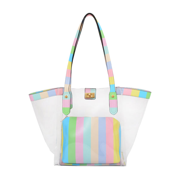 Brynn Transparent Tote - Mellow World 