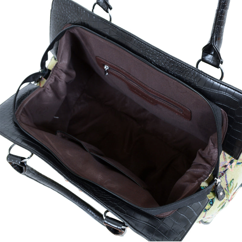 Flower Shop Hand-beaded Weekender Tote - Mellow World 