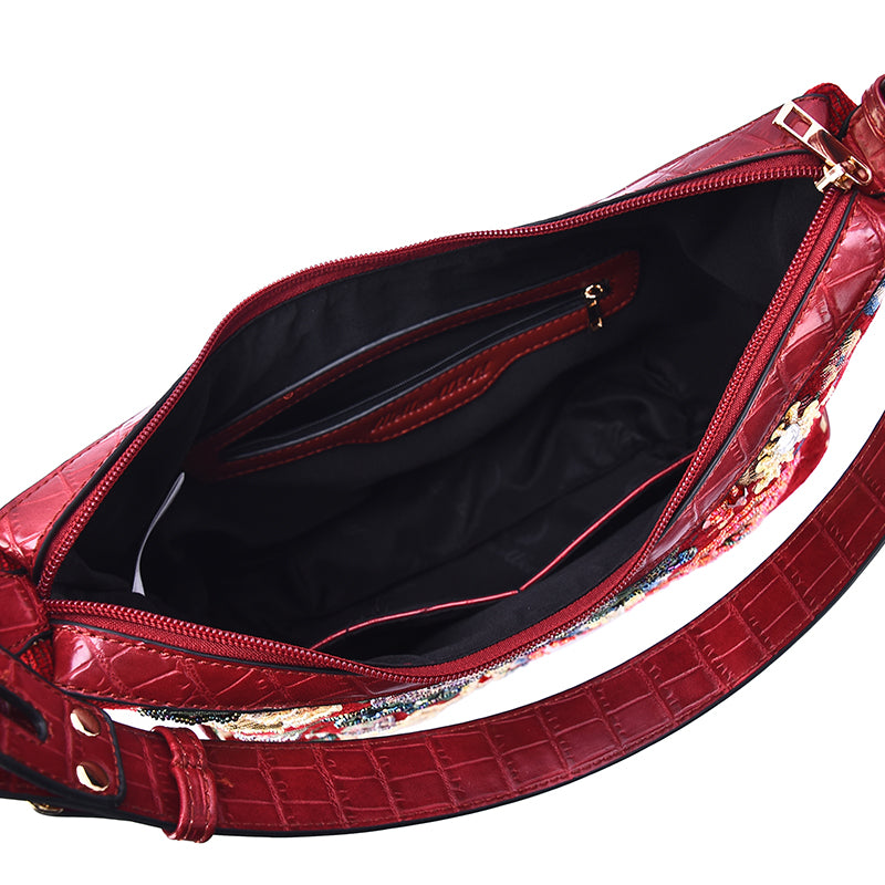 Flower Shop Hand Beaded Hobo - Mellow World 