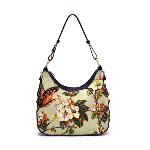 Butterfly Hand Beaded Hobo - Mellow World 