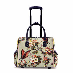 Butterfly Rolling Tote - Mellow World 