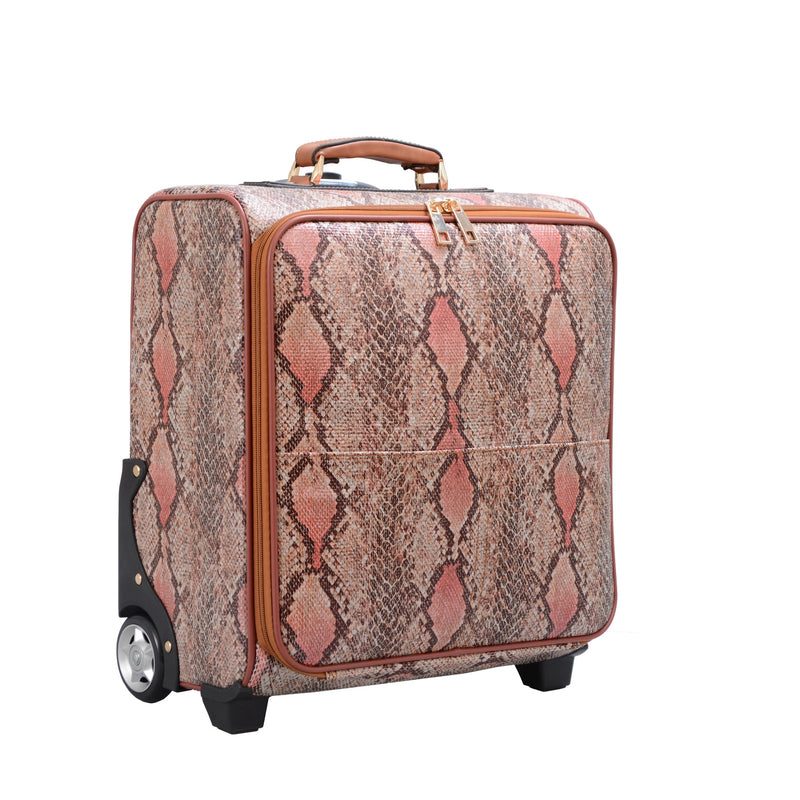 Rogue Salmon Rolling Suitcase - Mellow World 