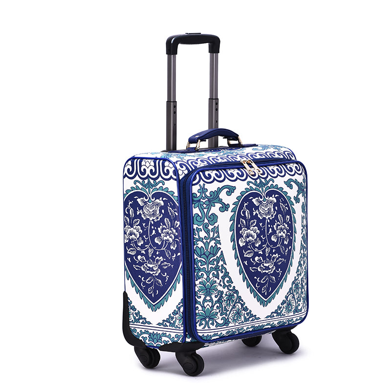 Porcelain Carry-on Suitcase - Mellow World 