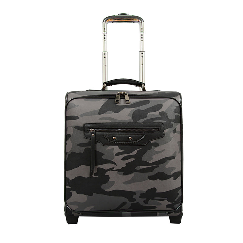 Brandy Camouflage Rolling Suitcase - Mellow World 