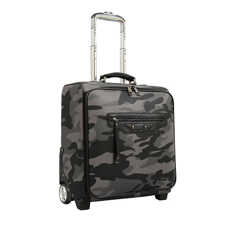 Brandy Camouflage Rolling Suitcase - Mellow World 