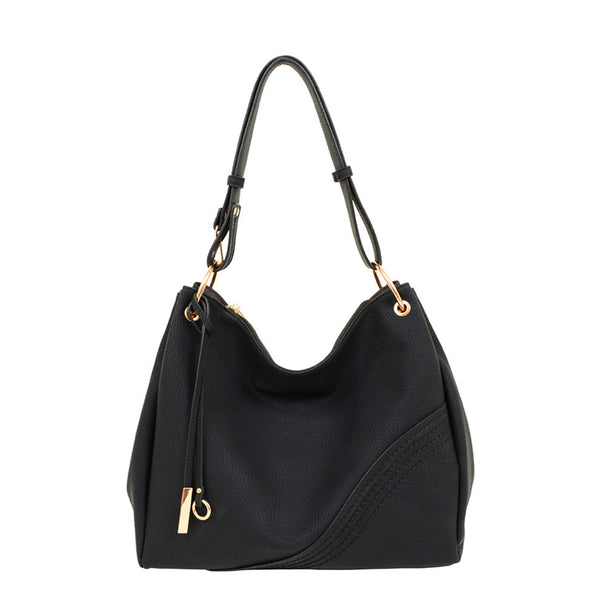 Mikayla Black Hobo Bag