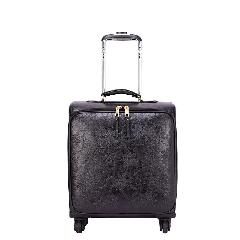 Risa Floral Embossed Suitcase - Mellow World 