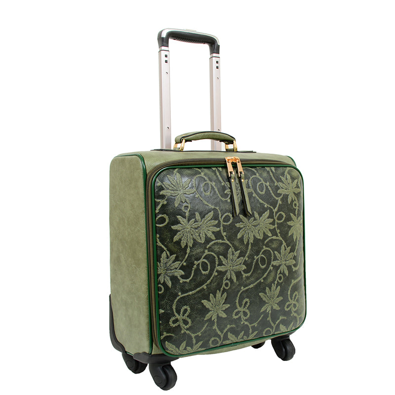 Risa Floral Embossed Suitcase - Mellow World 