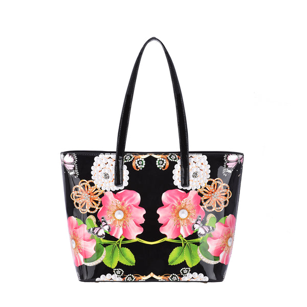 Sabrina Patent Tote - Mellow World 