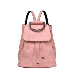 Jordana Quilted Tortoise Black Backpack