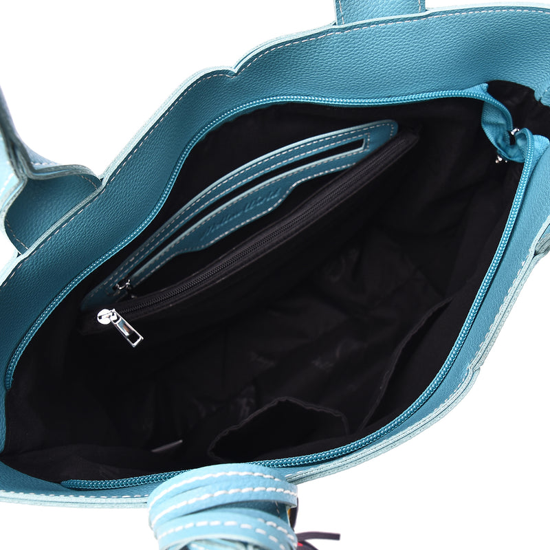 Allure Fashionable Tote with Tassels - Mellow World 
