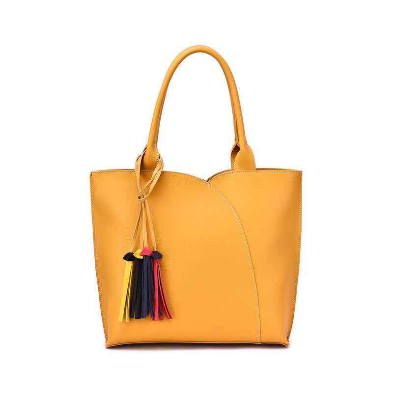 Allure Fashionable Tote with Tassels - Mellow World 