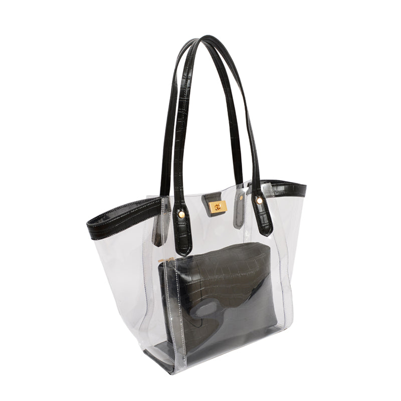 Brynn Transparent Tote - Mellow World 