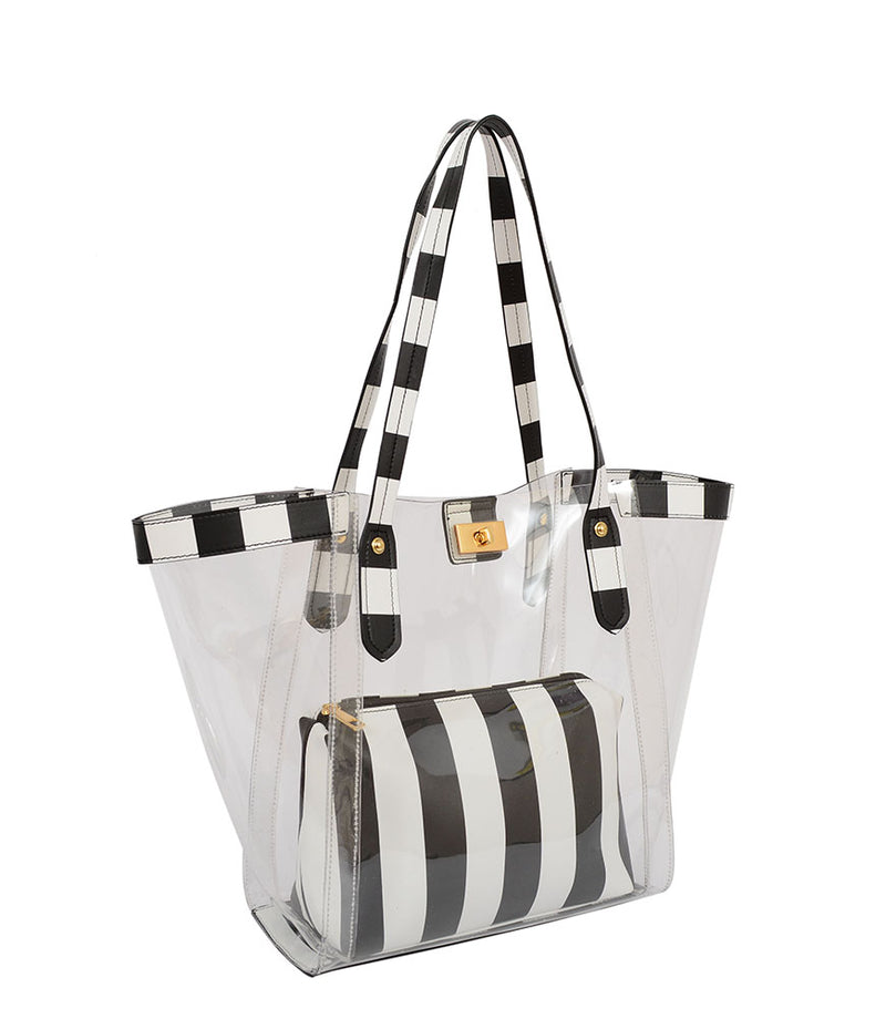 Brynn Transparent Tote - Mellow World 