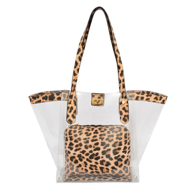 Brynn Transparent Tote - Mellow World 