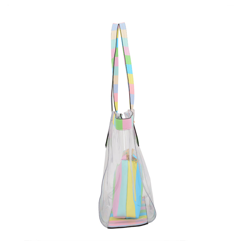 Brynn Transparent Tote - Mellow World 