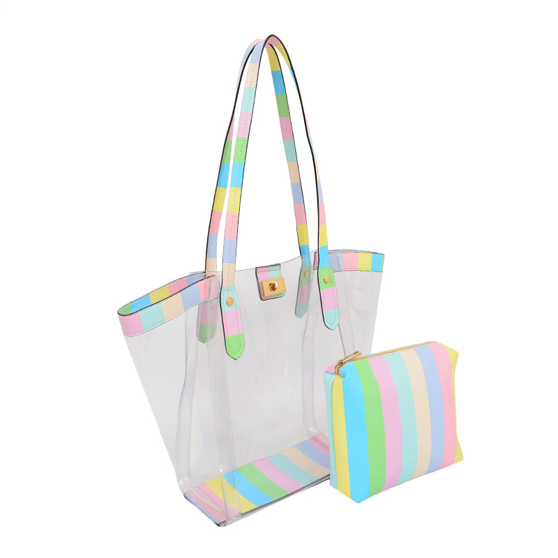Brynn Transparent Tote - Mellow World 