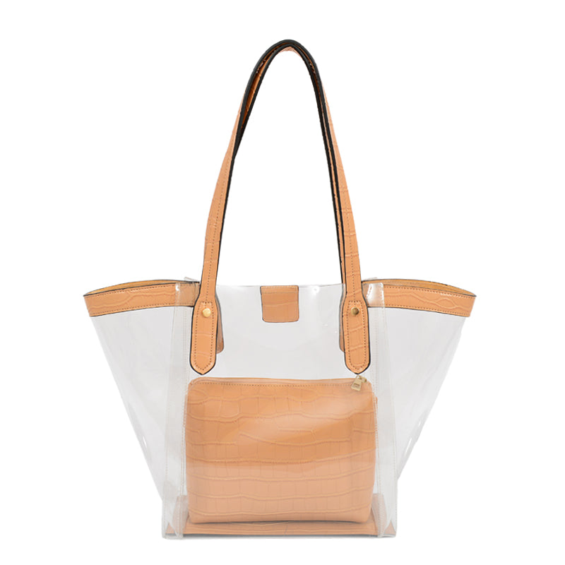 Brynn Transparent Tote - Mellow World 