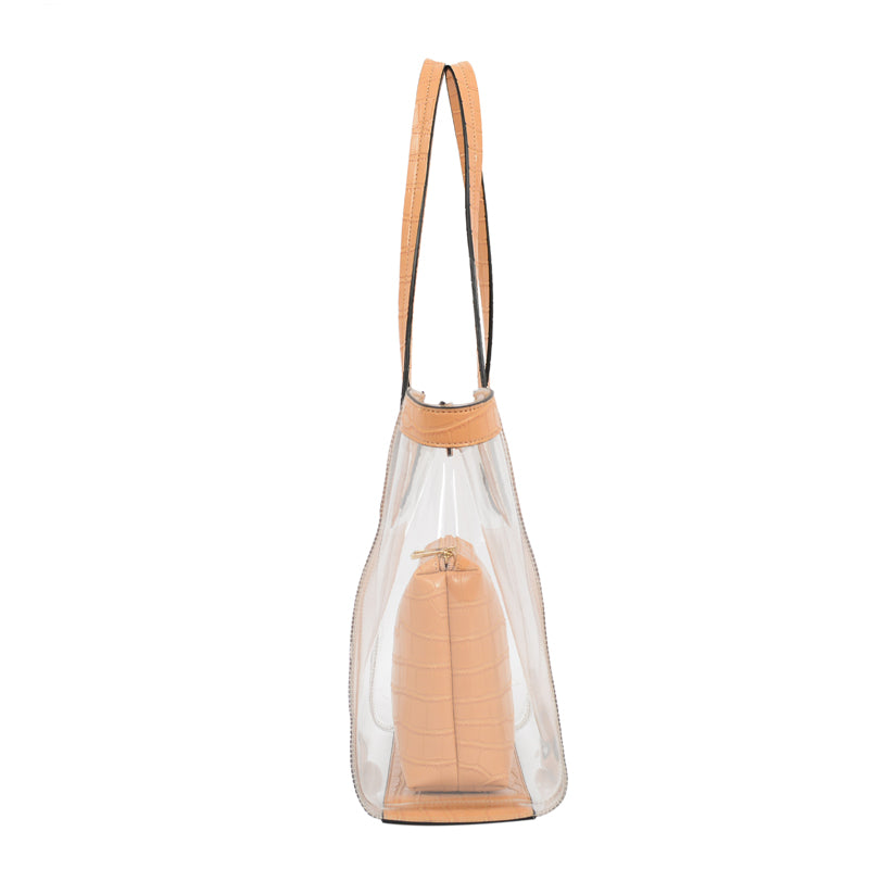 Brynn Transparent Tote - Mellow World 