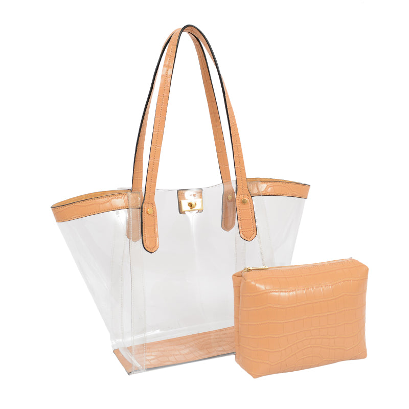 Brynn Transparent Tote - Mellow World 