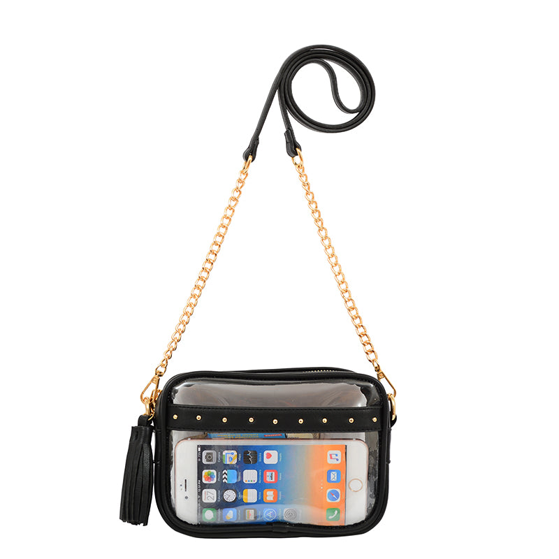 Natalia Transparent Crossbody - Mellow World 