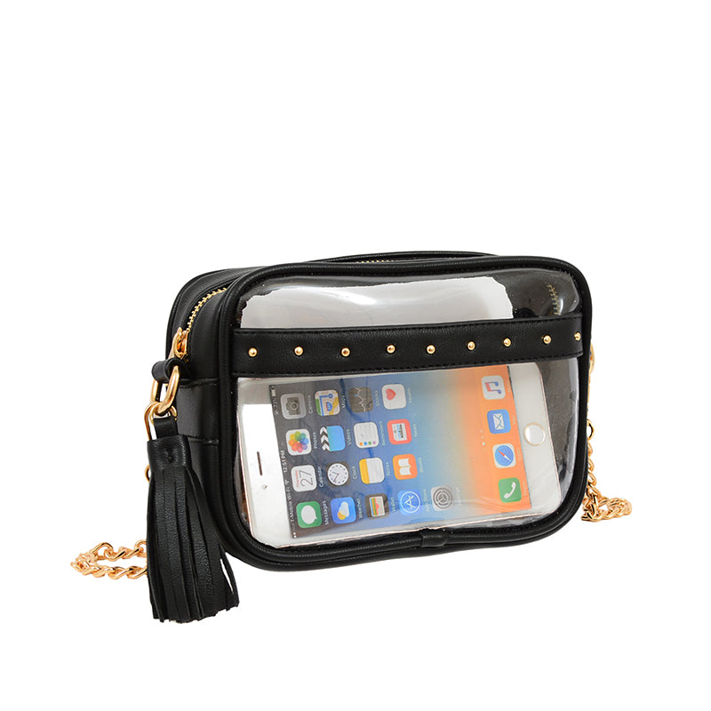 Natalia Transparent Crossbody - Mellow World 
