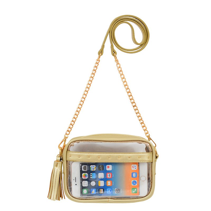 Natalia Transparent Crossbody - Mellow World 