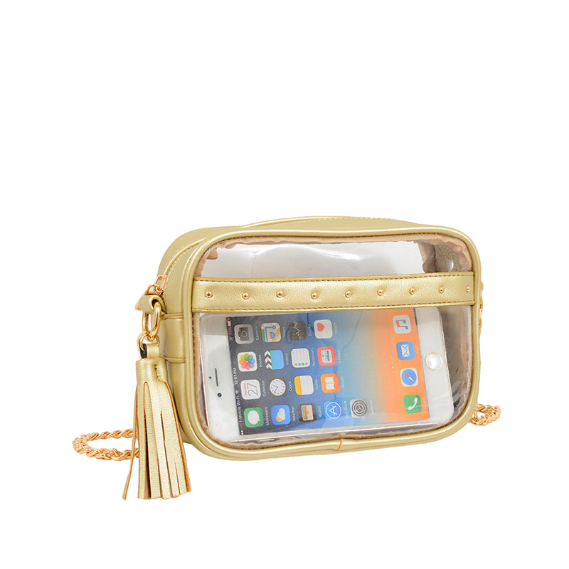 Natalia Transparent Crossbody - Mellow World 